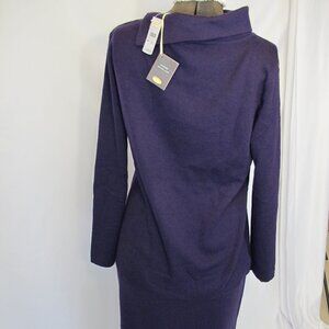 Talbots Petites 2-piece plum wool sweater and skirt set  PL